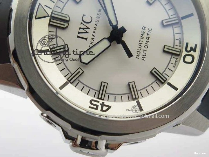 MIROTIME 0214 TechFriendly Aquatimer Automatic SS IW329003 V6F 1:1 Best Edition On Black Rubber Strap MIYOTA 7271